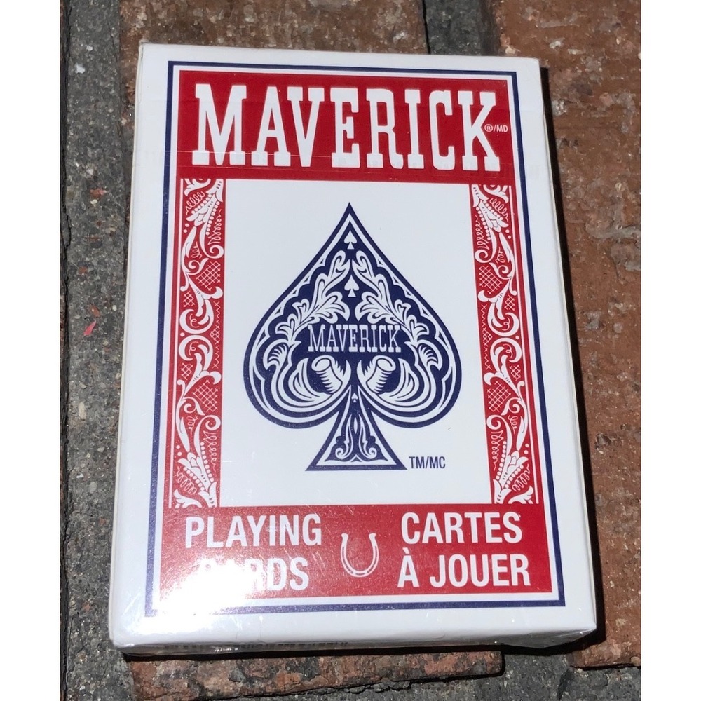 Maverick Poker Standard Playing Cards Red Blue 2018